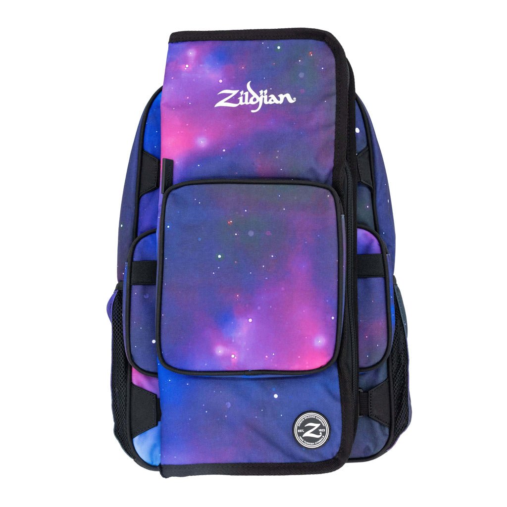 Zildjian Student Backpack w/Detachable Stick Bag - Purple Galaxy Drum Bags & Cases Sky Music