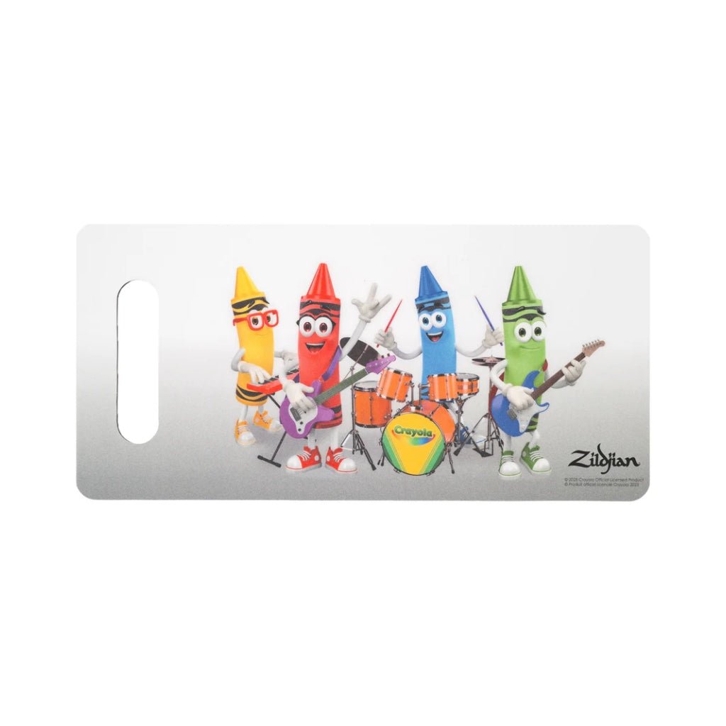 Zildjian x Crayola Pack - 6 Kids Drumsticks & Pad Drum Sticks Sky Music