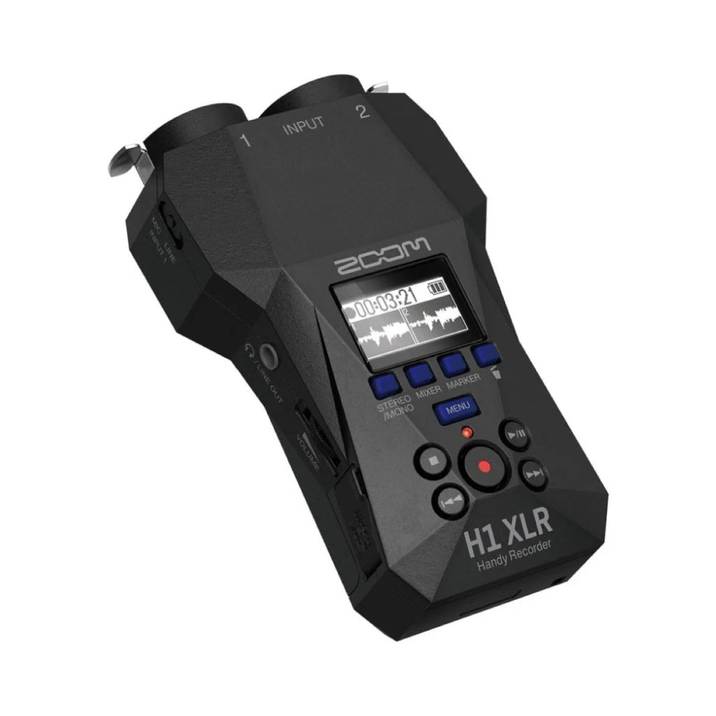 Zoom H1 XLR Portable Recorder Audio Recorders Sky Music