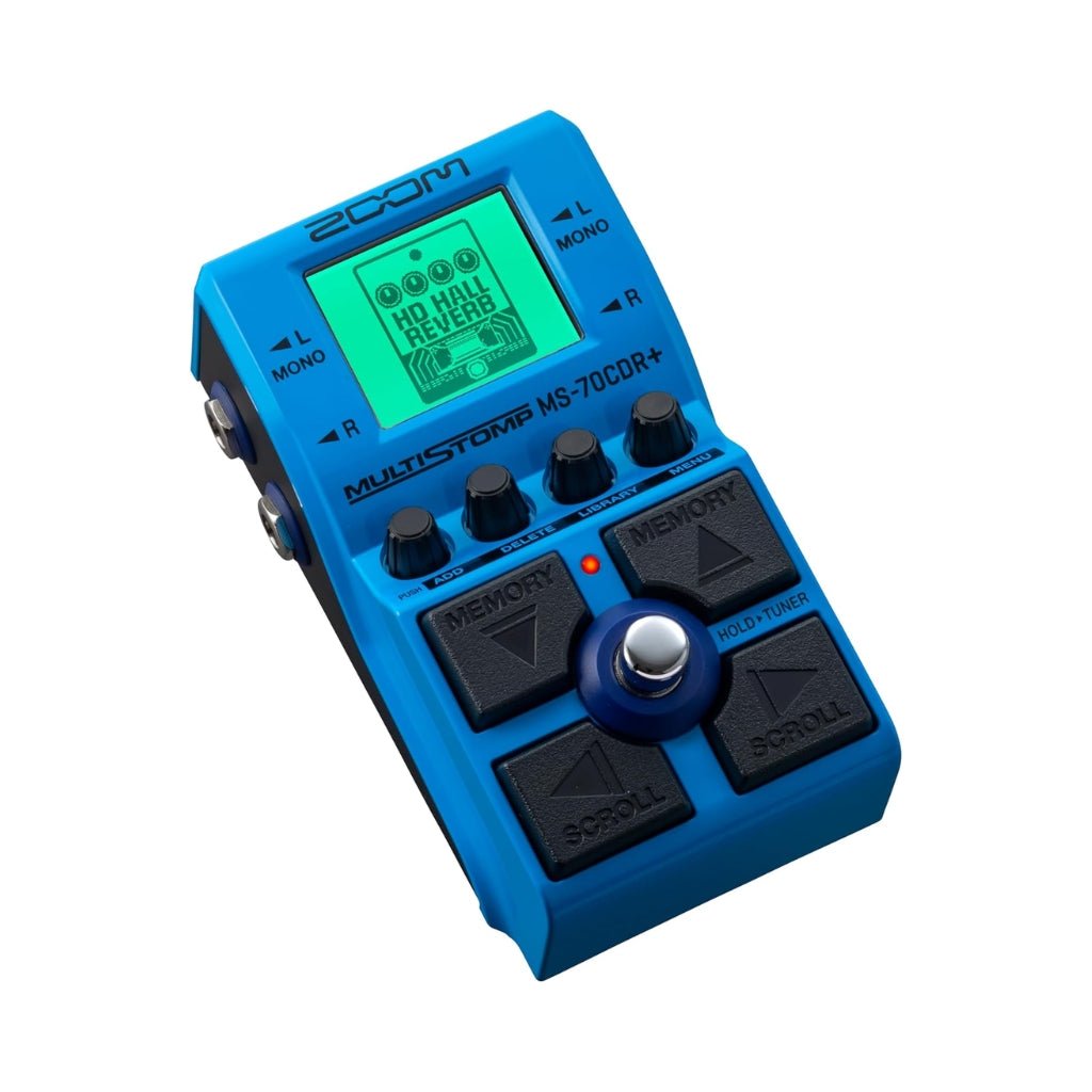 Zoom MS-70CDR+ MultiStomp Chorus/Delay/Reverb Guitar Effects Pedal Effects Pedals Sky Music
