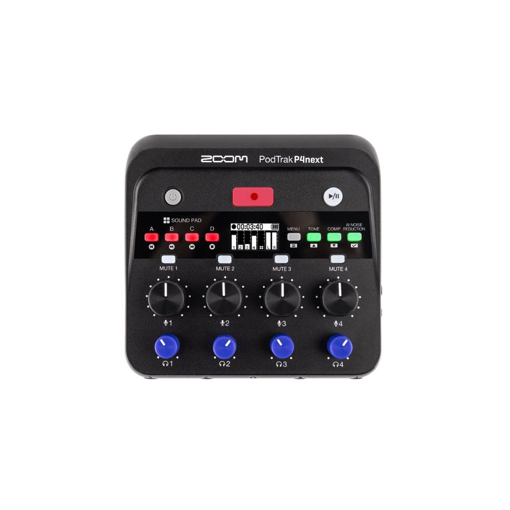 Zoom PodTrak P4next Audio Interface Audio Interfaces Sky Music