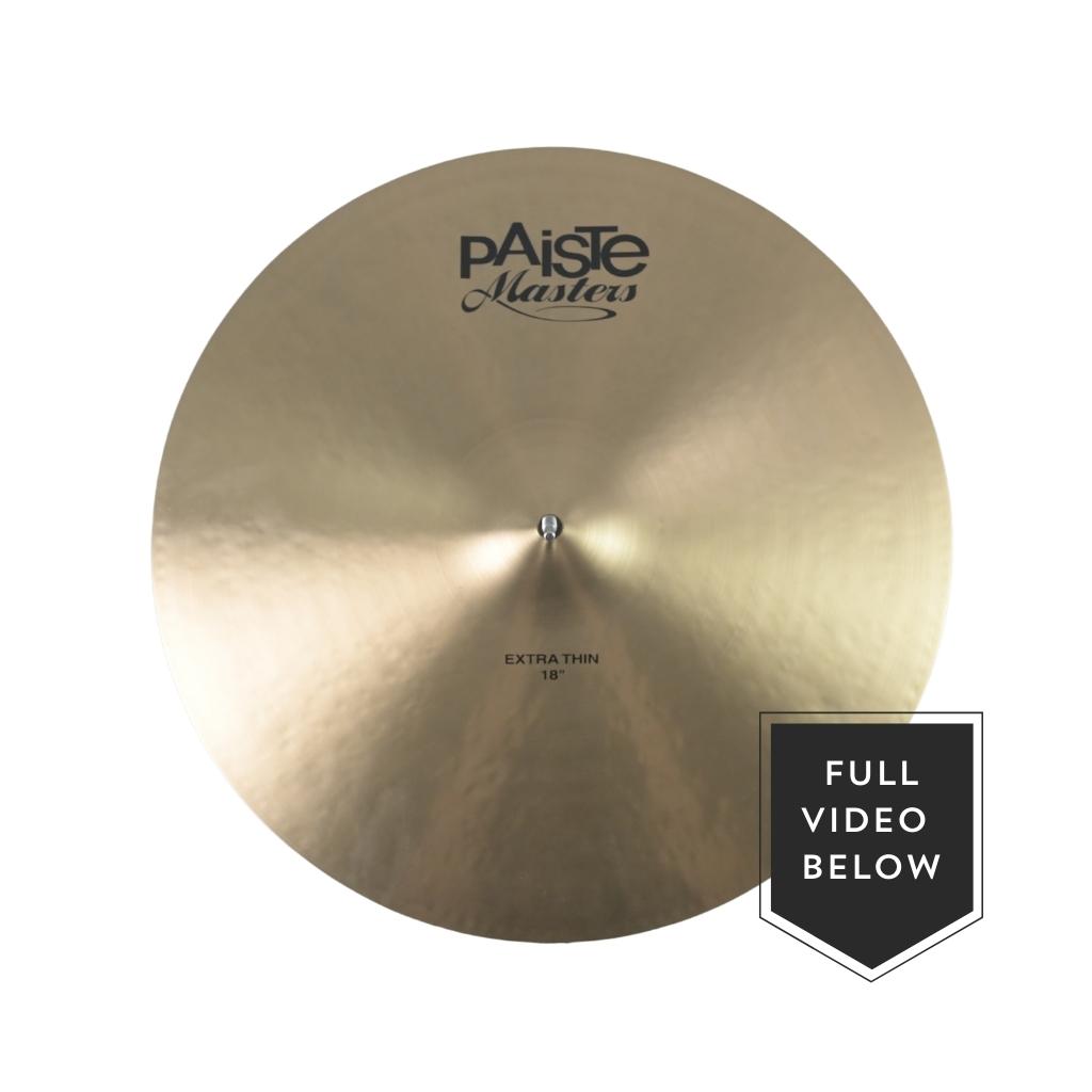 Paiste 18" Masters Extra Thin Crash-Sky Music