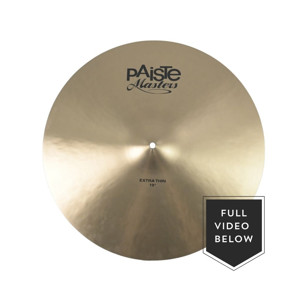 Paiste 19" Masters Extra Thin Crash-Sky Music