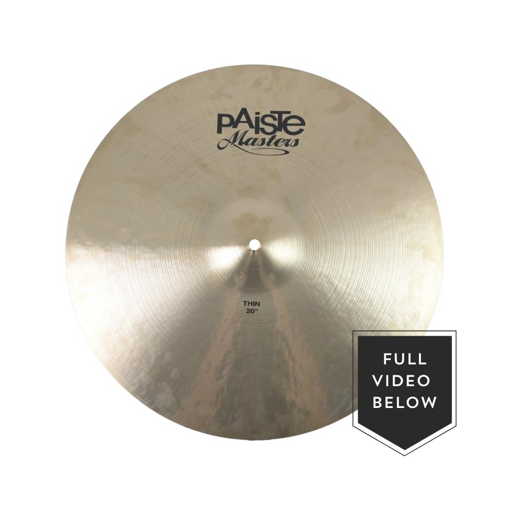 Paiste 20" Masters Thin Ride-Sky Music