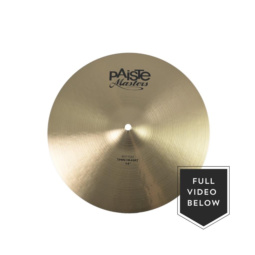 Paiste 14" Masters Thin Hi-Hats-Sky Music