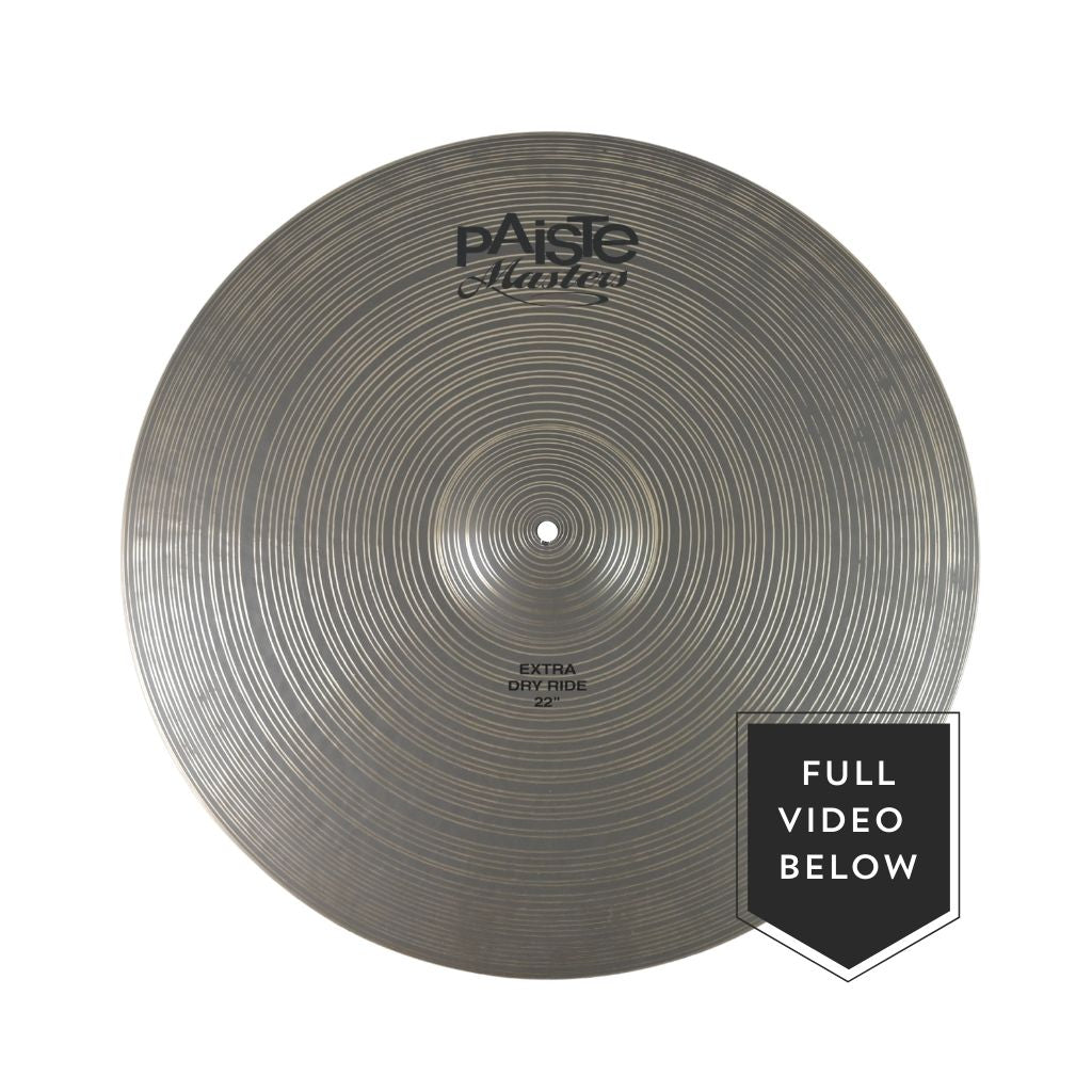 Paiste 22" Masters Extra Dry Ride-Sky Music