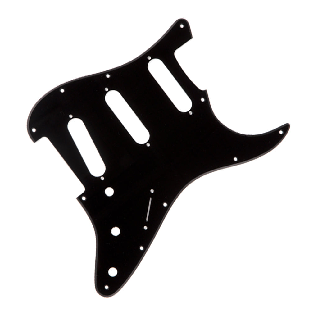 Fender 11 Hole Modern 1 Ply Stratocaster S S S Pickguard Black