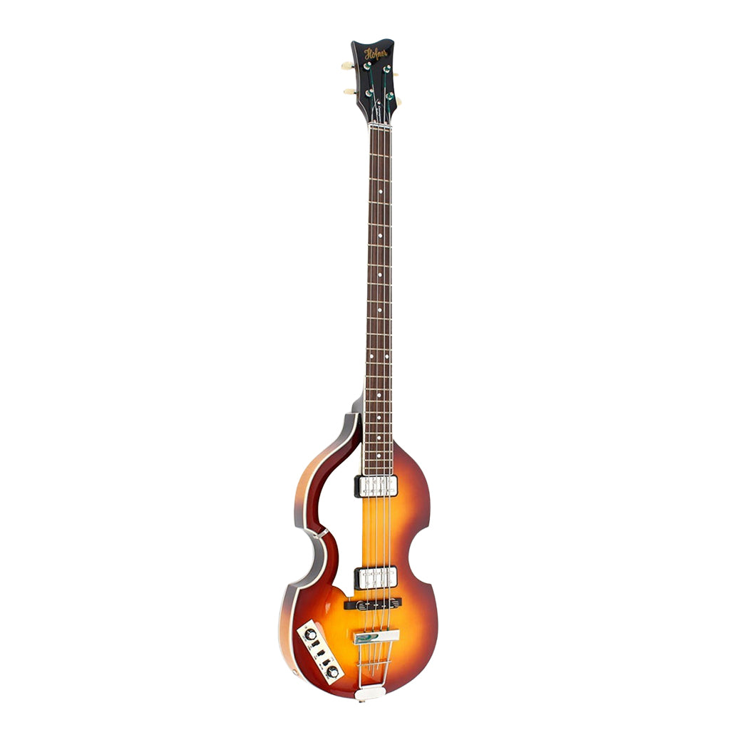 Hofner Ignition Series Left Handed Violin Electric Bass with H64 VB Case Sunburst
