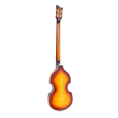 Hofner Ignition Series Left Handed Violin Electric Bass with H64 VB Case Sunburst