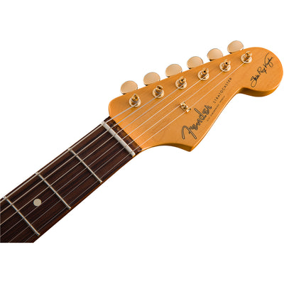 Fender Stevie Ray Vaughan Stratocaster - 3 Colour Sunburst - Pau Ferro Fretboard - Headstock