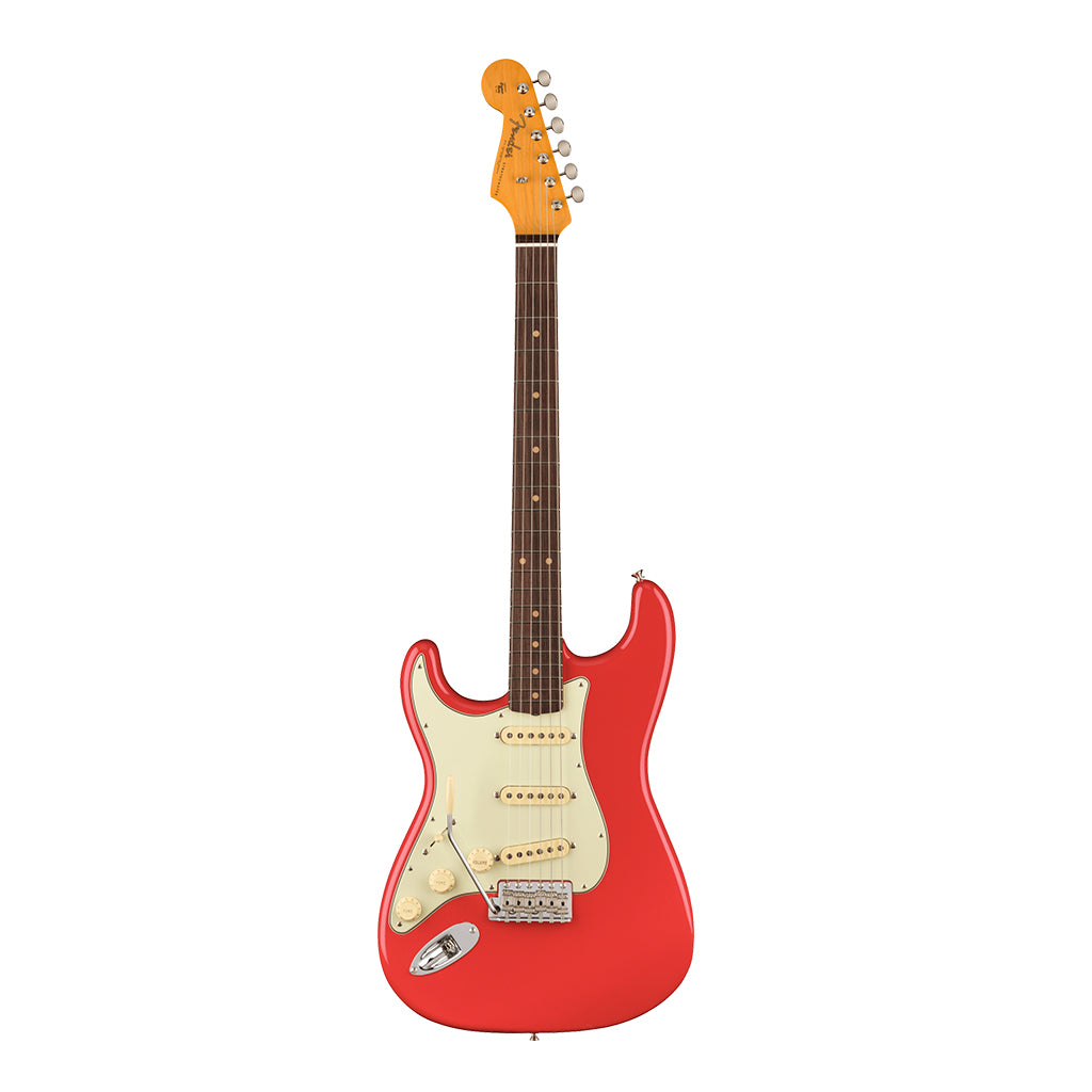 Fender American Vintage II 1961 Stratocaster® Left-Hand, Rosewood Fingerboard, Fiesta Red-Sky Music