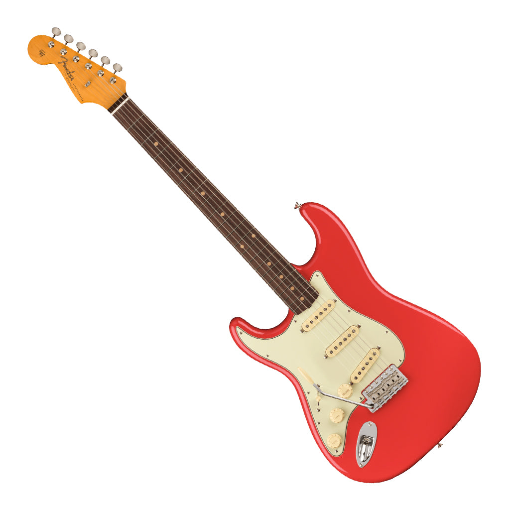Fender American Vintage II 1961 Stratocaster® Left-Hand, Rosewood Fingerboard, Fiesta Red-Sky Music