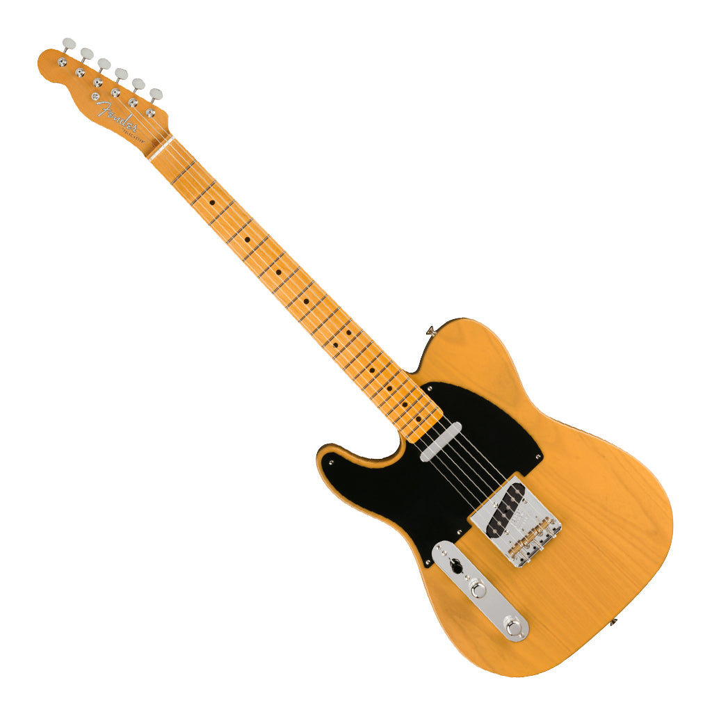 Fender American Vintage II 1951 Telecaster® Left-Hand, Maple Fingerboard, Butterscotch Blonde-Sky Music