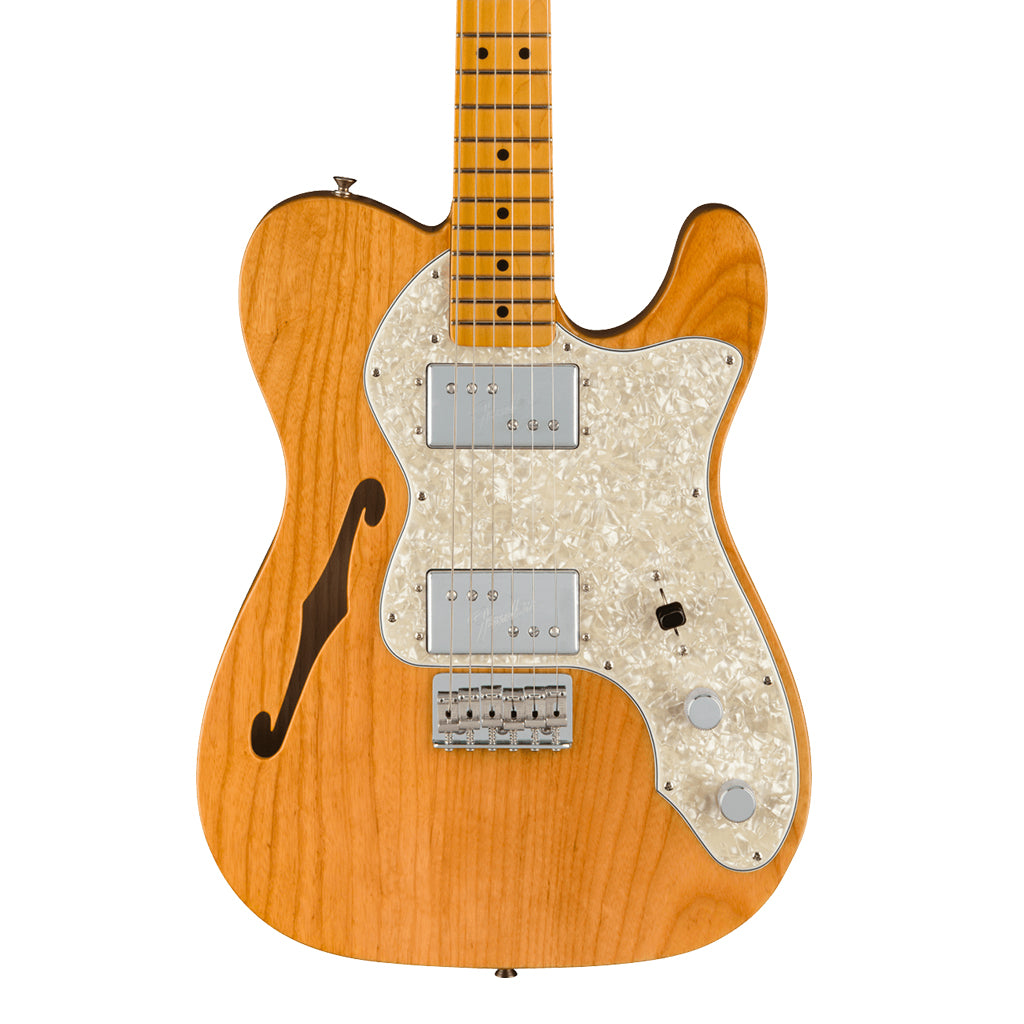 Fender American Vintage II 1972 Telecaster® Thinline, Maple Fingerboard, Aged Natural-Sky Music