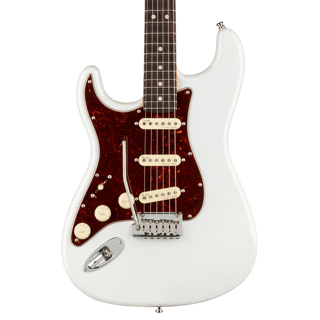 Fender American Ultra Stratocaster Left Hand Rosewood Fingerboard Arctic Pearl