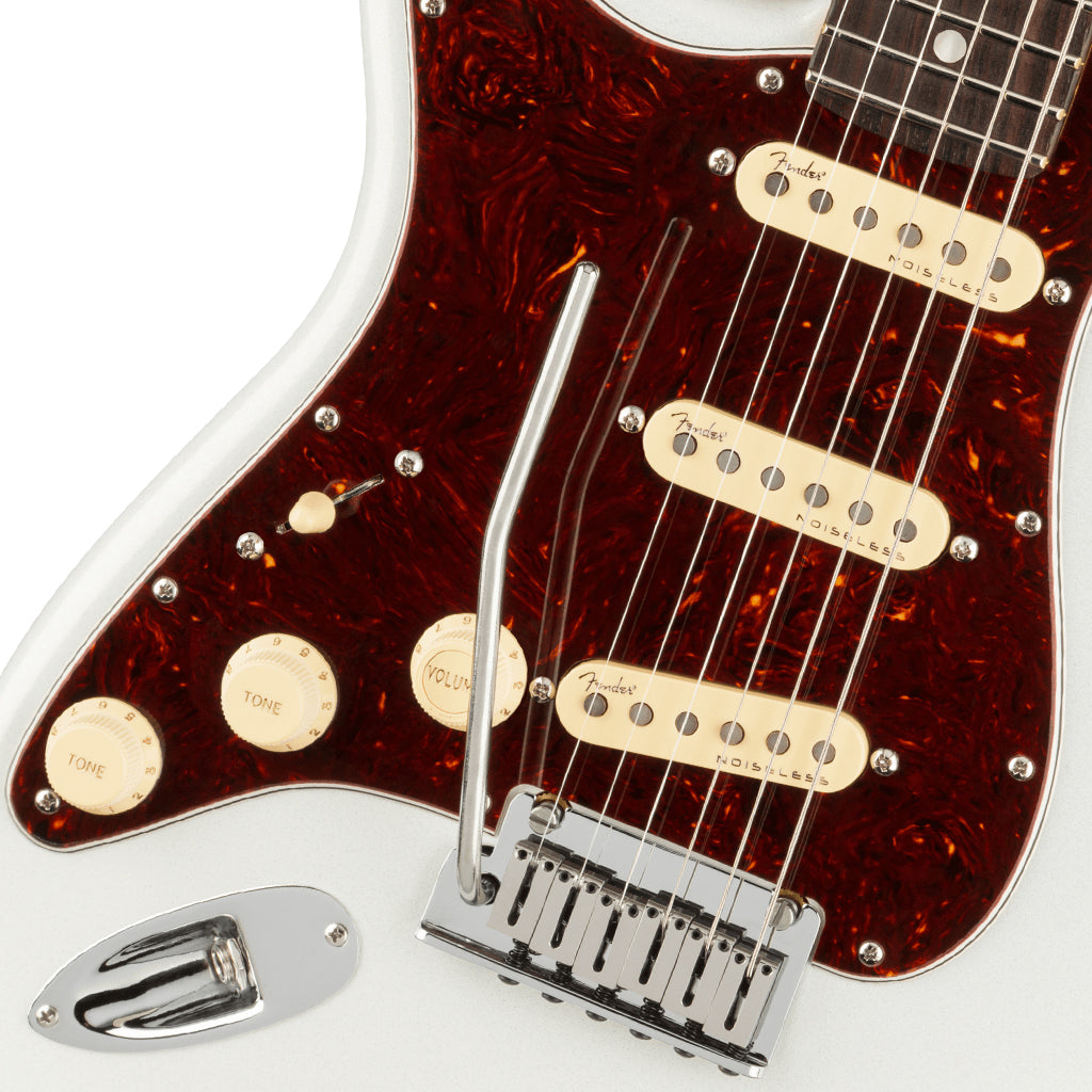 Fender American Ultra Stratocaster Left Hand Rosewood Fingerboard Arctic Pearl