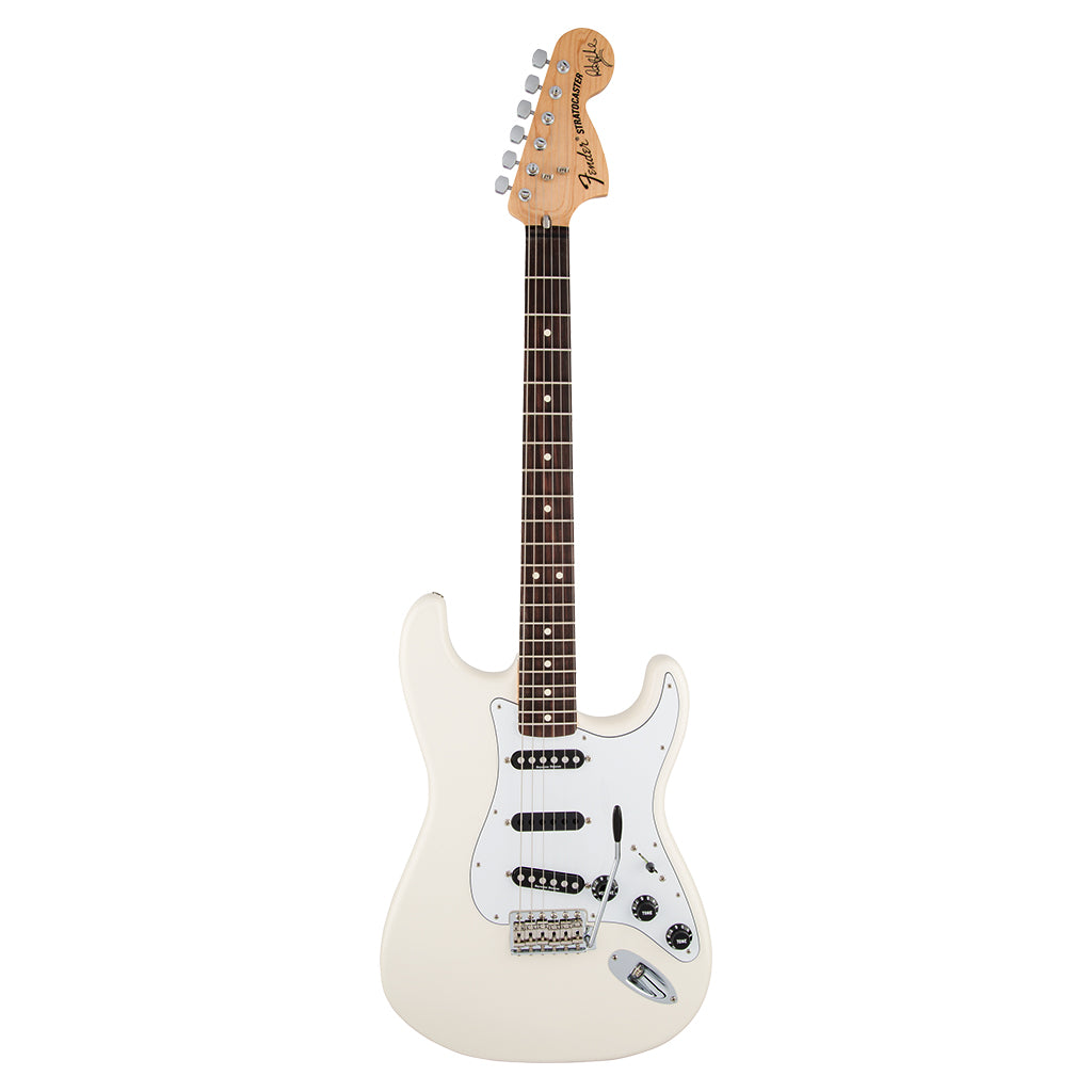 Fender Ritchie Blackmore Stratocaster Scalloped Rosewood Fingerboard Olympic White