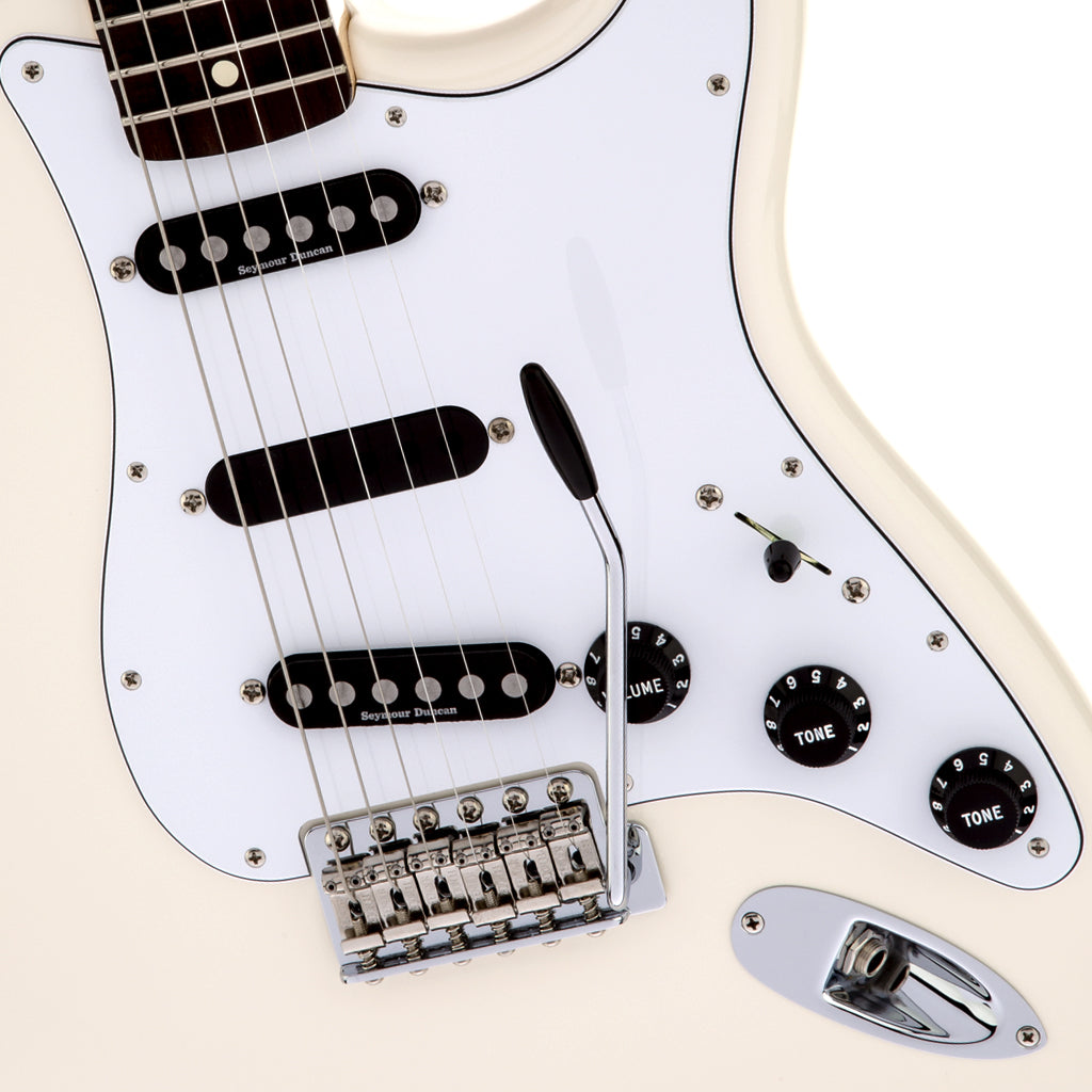 Fender Ritchie Blackmore Stratocaster Scalloped Rosewood Fingerboard Olympic White