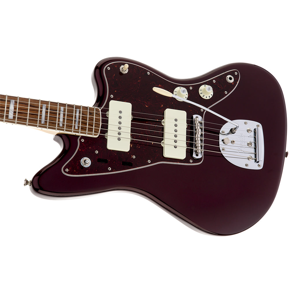Fender Troy Van Leeuwen Jazzmaster - Oxblood - Bound Rosewood Fretboard - Left Side