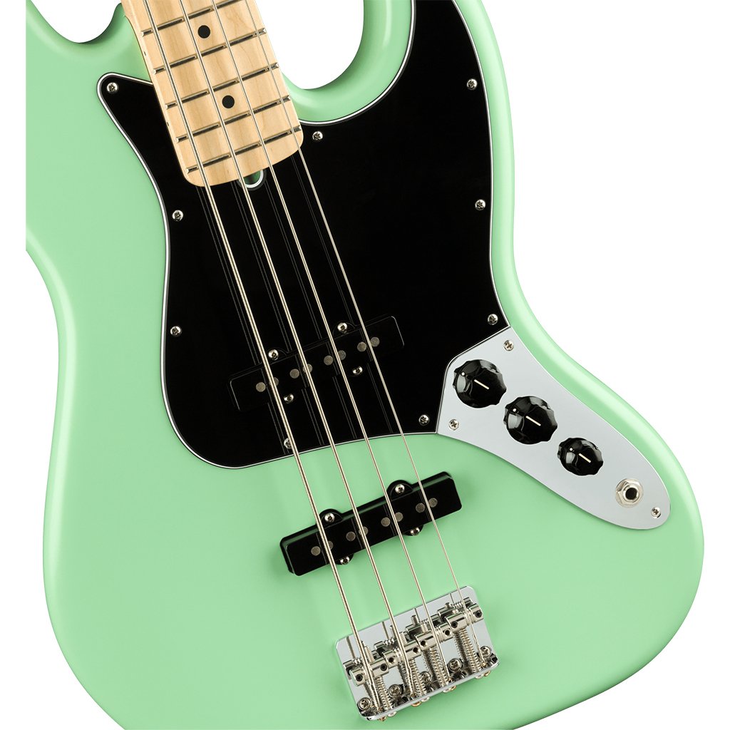 Fender American Performer Jazz Bass - Maple - Satin Surf Green