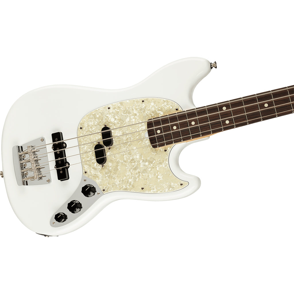 Fender American Performer Mustang Bass - Arctic White - Rosewood