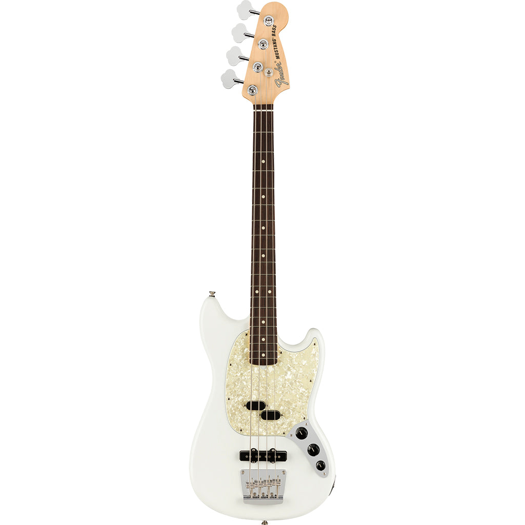 Fender American Performer Mustang Bass - Arctic White - Rosewood