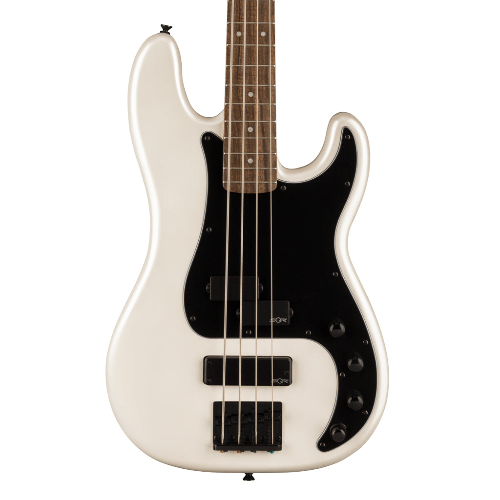 Squier Contemporary Active Precision Bass PH Laurel Fingerboard Black Pickguard Pearl White