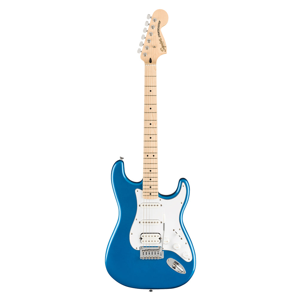 Squire Affinity Series Stratocaster HSS Pack Maple Fingerboard Lake Placid Blue Gig Bag 15G 240V AU