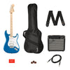 Squire Affinity Series Stratocaster HSS Pack Maple Fingerboard Lake Placid Blue Gig Bag 15G 240V AU