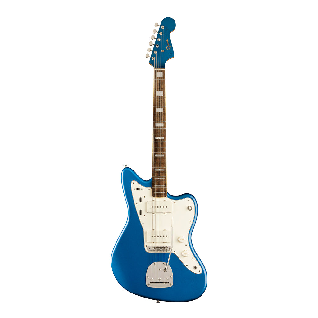 Squier FSR Classic Vibe 70s Jazzmaster Laurel Fingerboard Parchment Pickguard Matching Headstock Lake Placid Blue