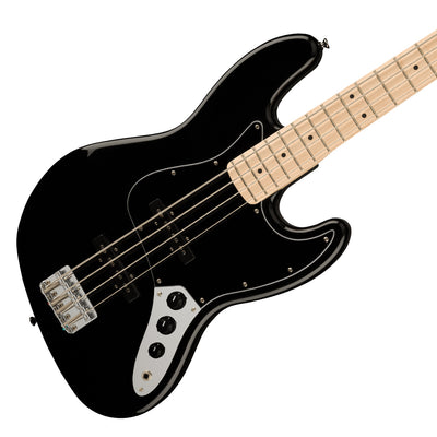 Squier - Affinity Series™ Jazz Bass®, Maple Fingerboard, Black Pickguard, Black-Sky Music