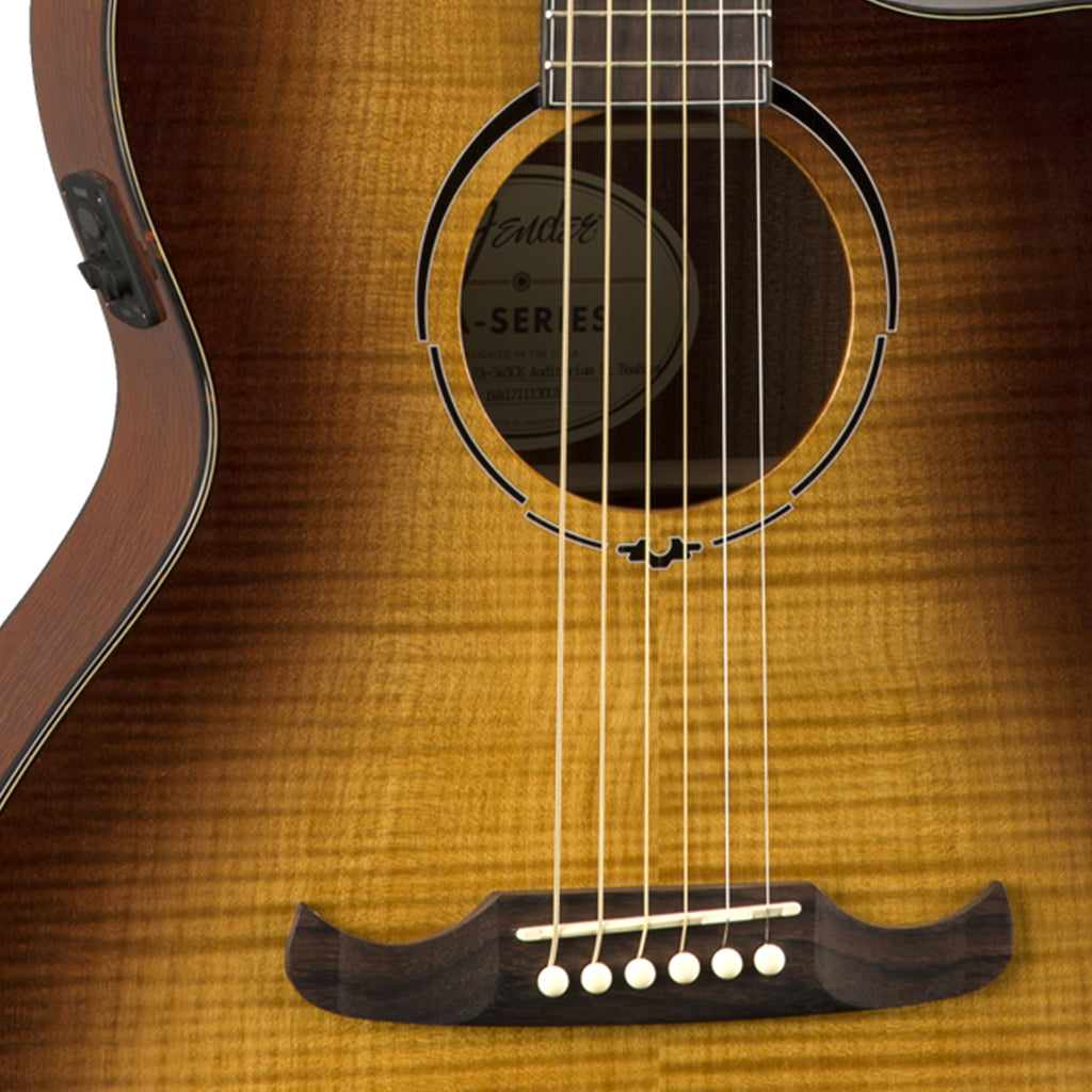 Fender FA 345CE Auditorium Laurel Fingerboard 3 Tone Tea Burst