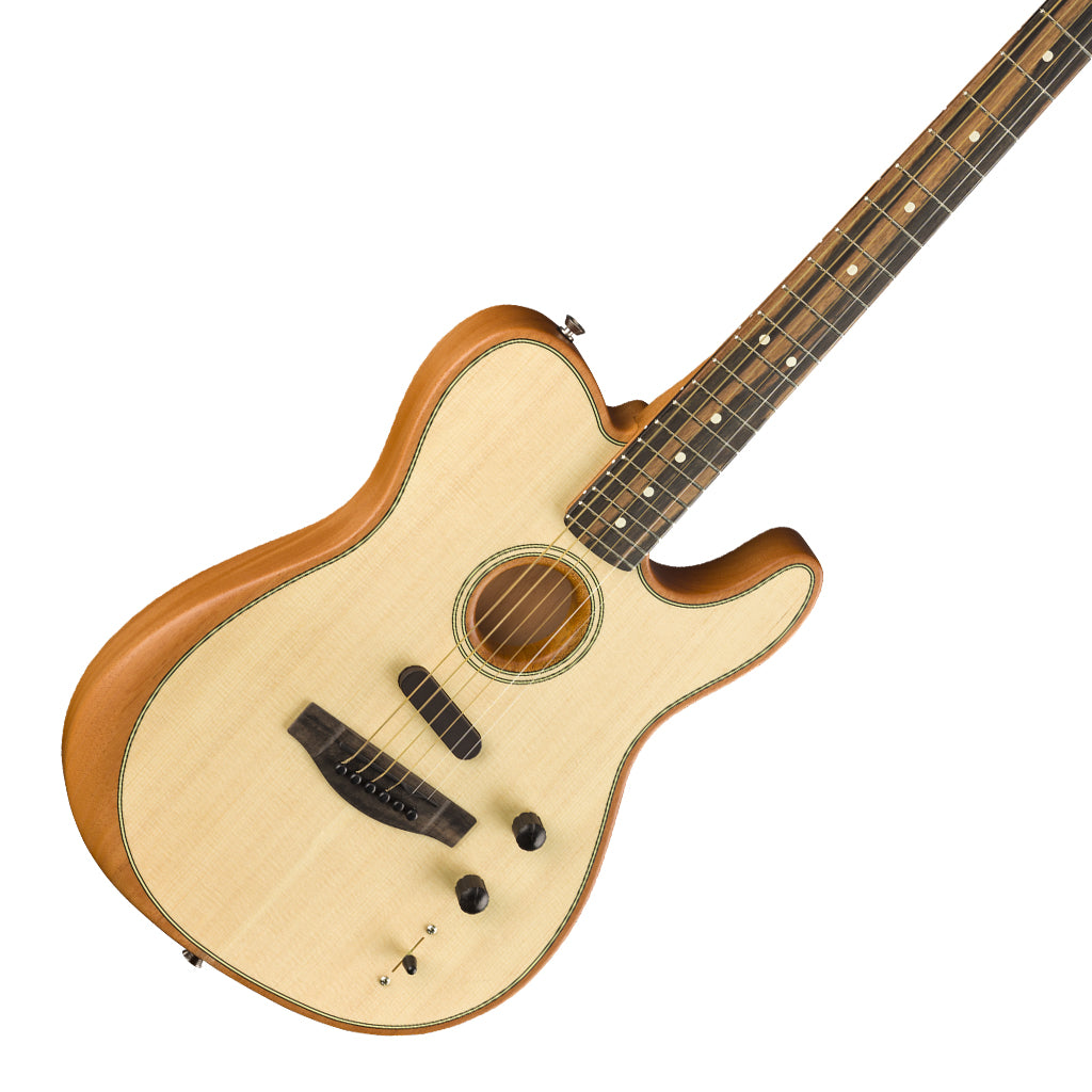 Fender American Acoustasonic Telecaster Ebony Fingerboard Natural