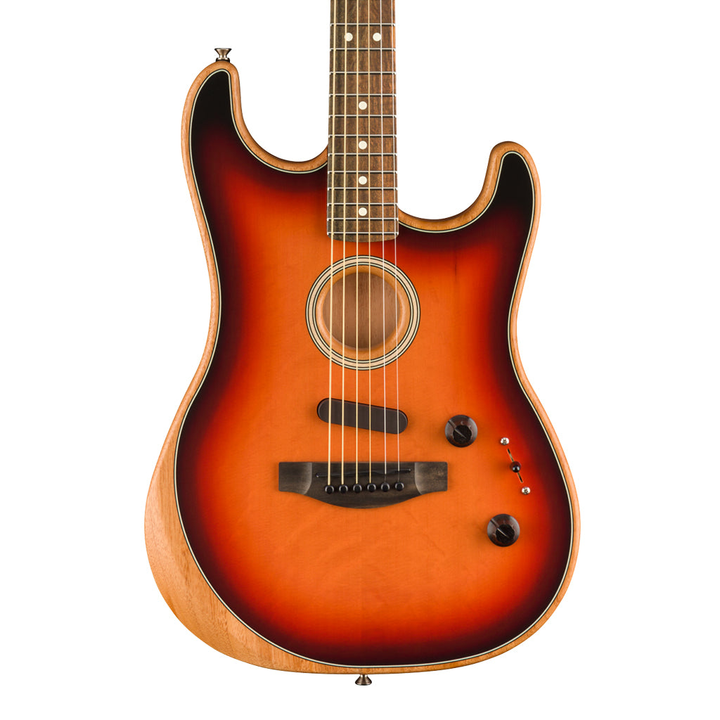 Fender American Acoustasonic Strat Ebony Fingerboard 3 Colour Sunburst