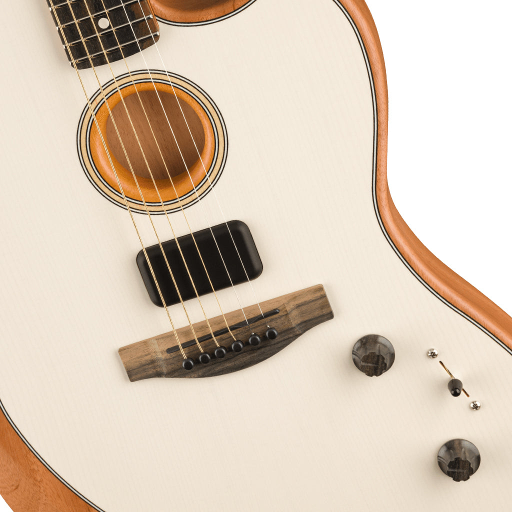 Fender American Acoustasonic Jazzmaster Arctic White Ebony Fingerboard