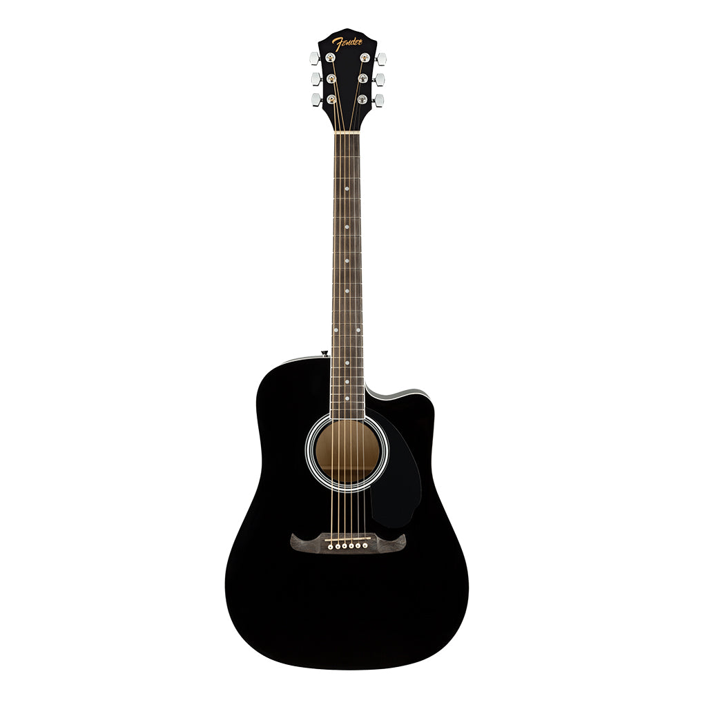 Fender FA 125CE Dreadnought Walnut Fingerboard Black