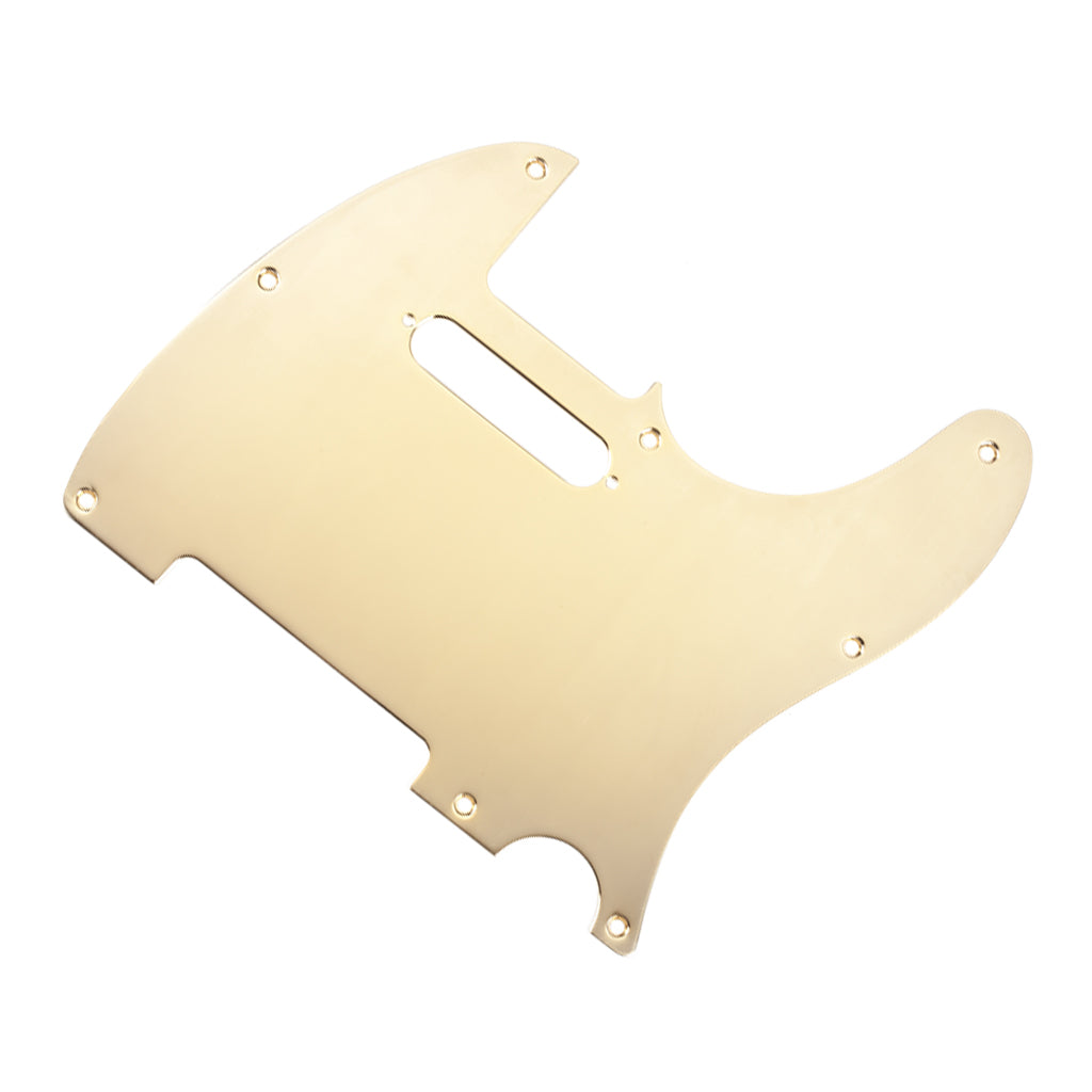 Fender 8 Hole Pickguard Tele Gold Plated