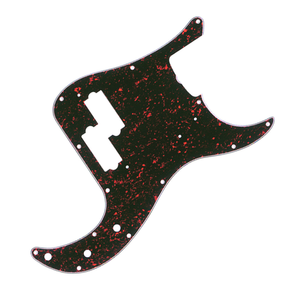 Fender Pickguard Precision Bass with Truss Rod Notch 13 Hole Vintage Mount Tortoise Shell 4 Ply