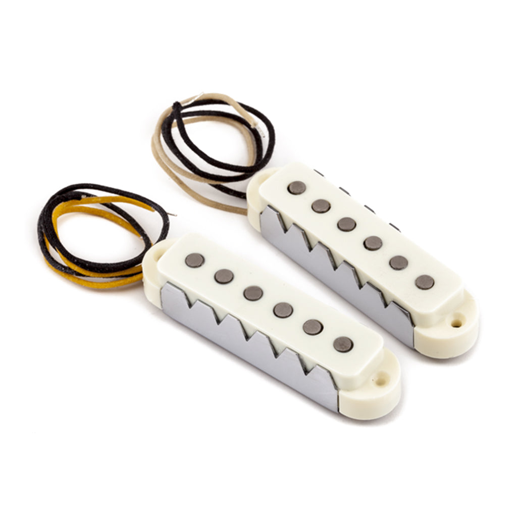 Fender Pure Vintage 65 Jaguar Pickup Set Vintage White 2