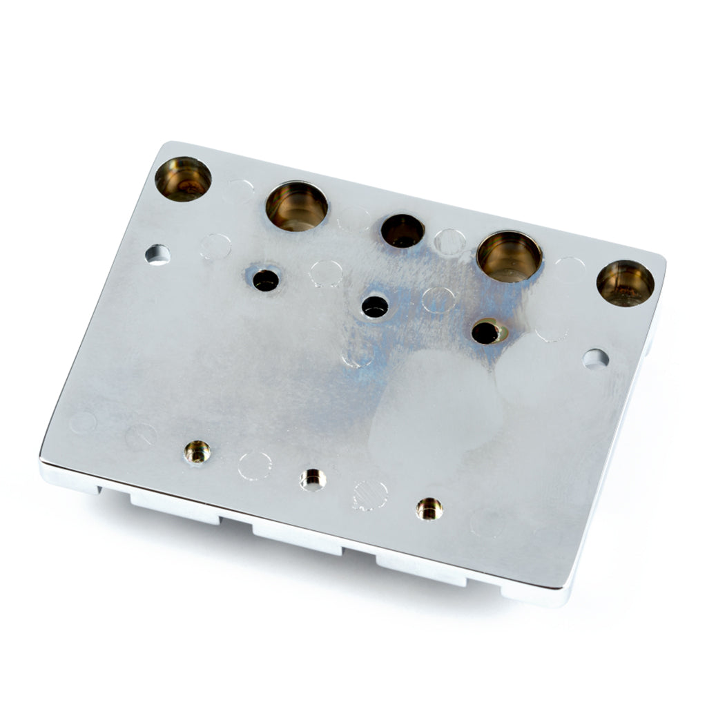 Fender HiMass 4 String Bass Bridge Assembly With Brass Saddles Chrome