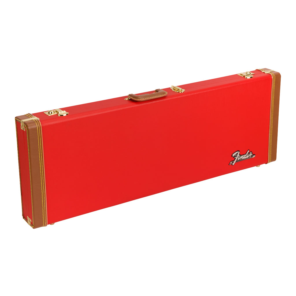 Fender Classic Series Wood Case Strat Tele Fiesta Red
