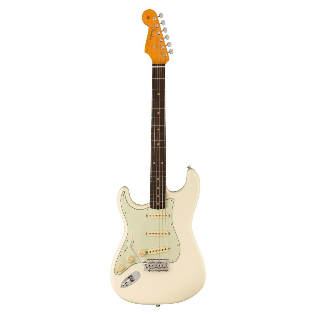 Fender American Vintage II 1961 Stratocaster® Left-Hand, Rosewood Fingerboard, Olympic White-Sky Music