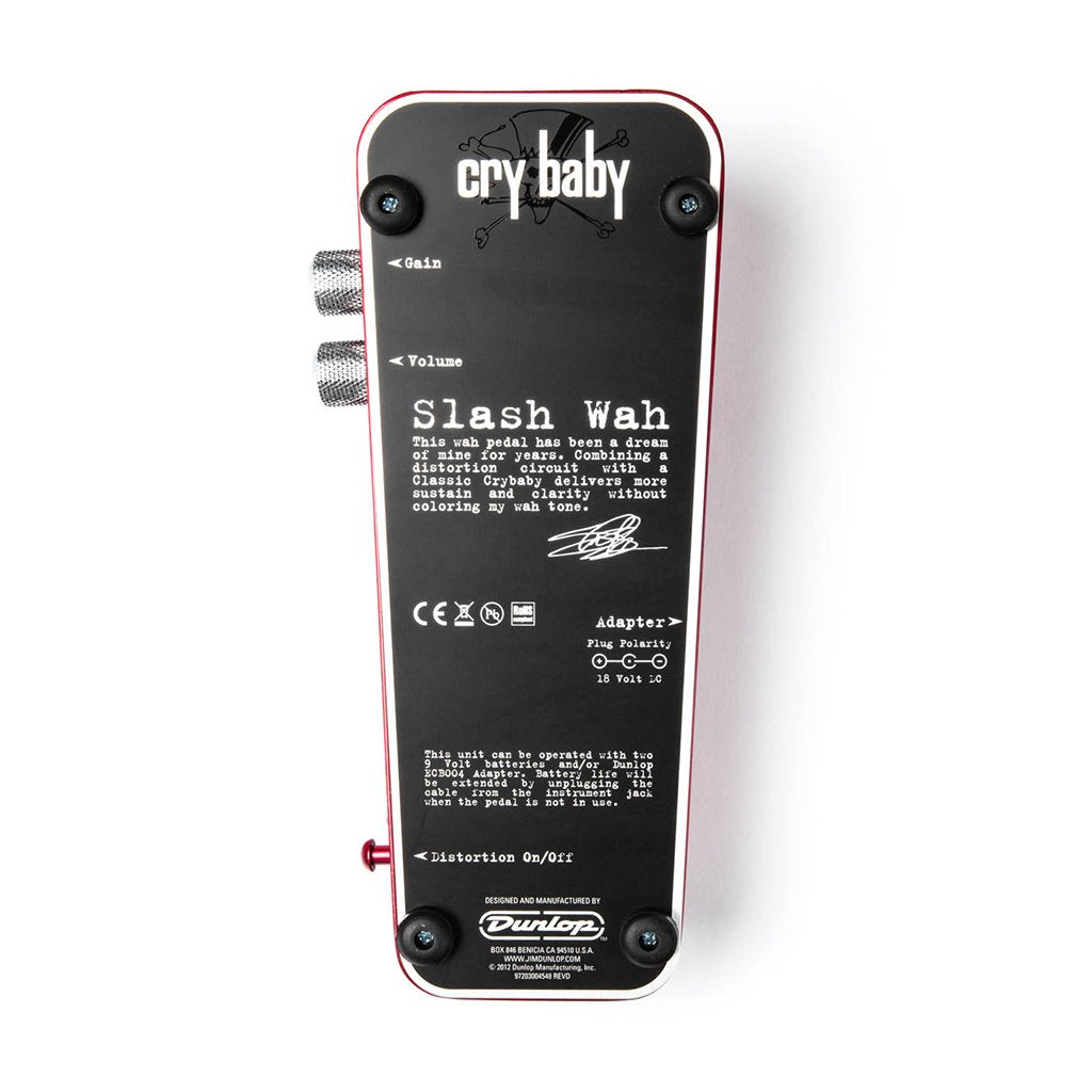 Dunlop Cry Baby Slash Wah Metallic Red