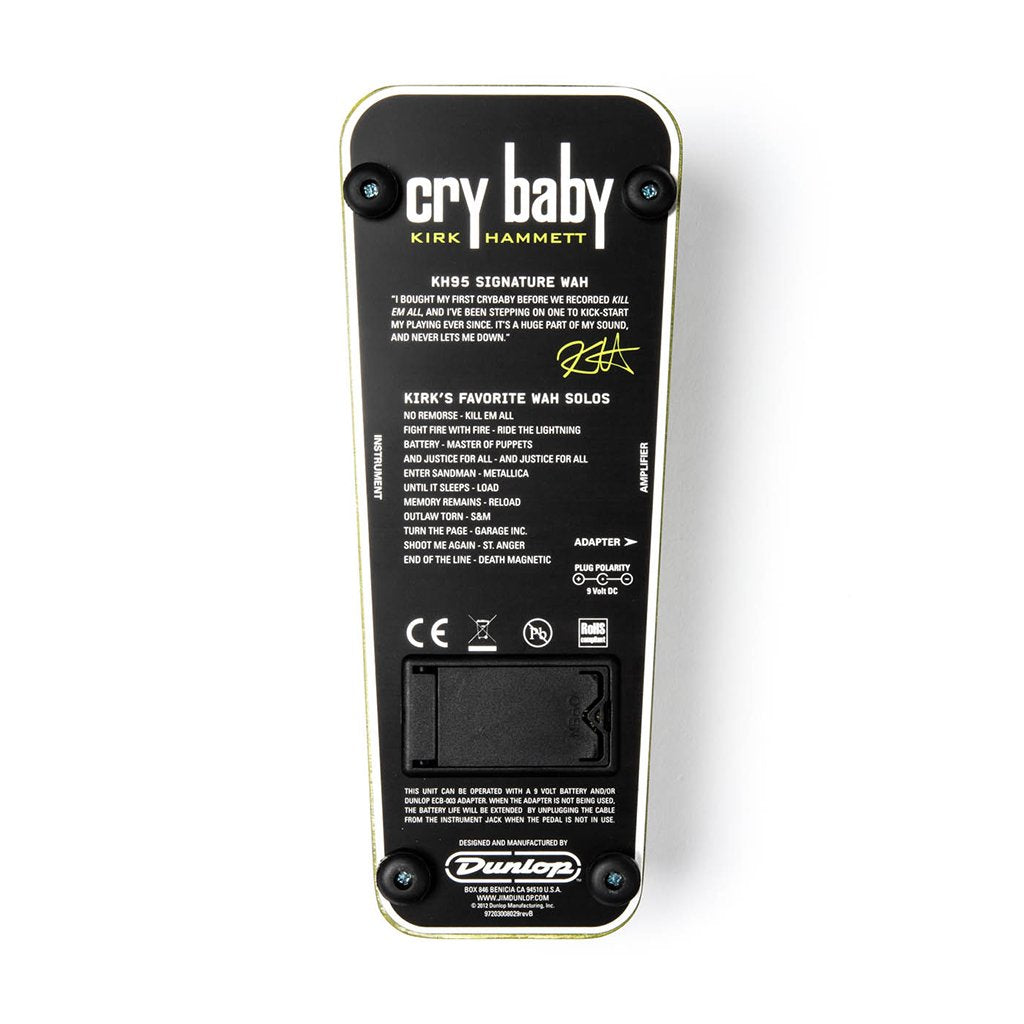 Dunlop Kirk Hammett Signature Wah Cry Baby Wah