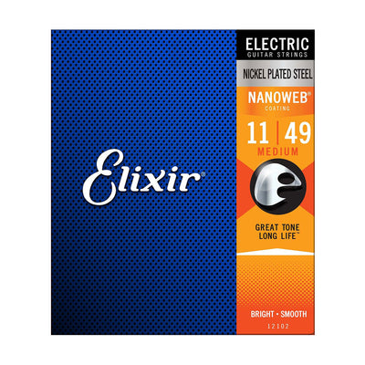 Elixir - 12102 Nanoweb Electric 11-49 - Guitar Strings