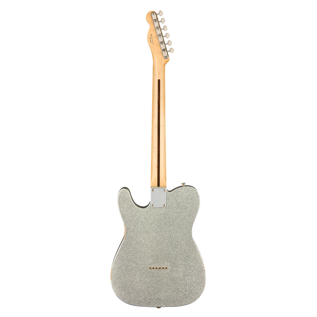 Fender Brad Paisley Road Worn Telecaster Maple Fingerboard Silver Sparkle