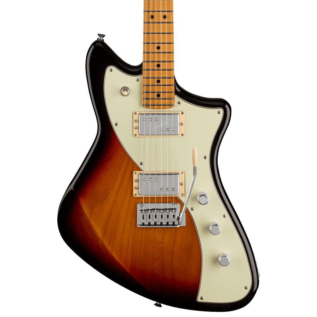 Fender Player Plus Meteora® HH, Maple Fingerboard, 3-Color Sunburst-Sky Music