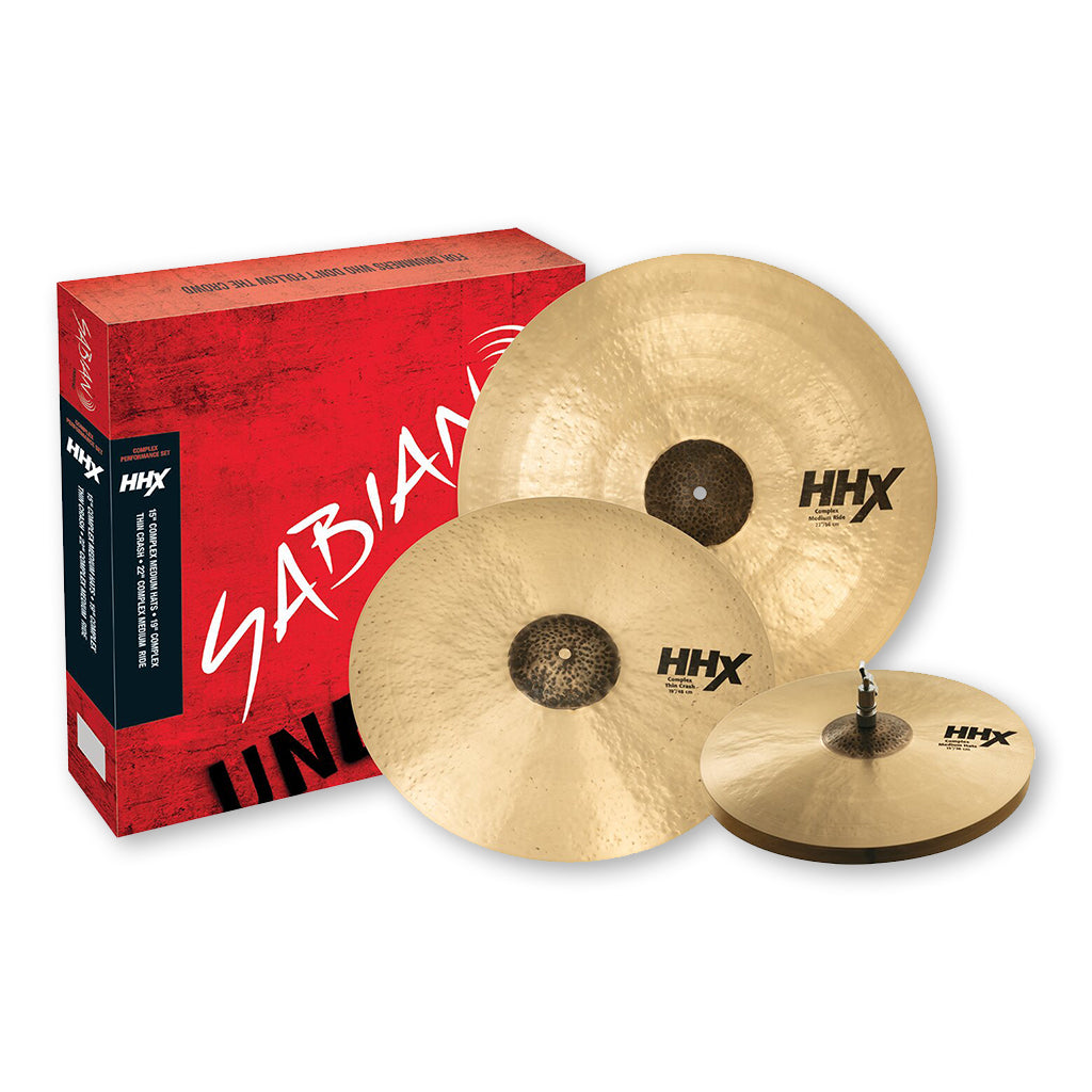 Sabian - HHX - Complex Performance Cymbal Pack - 15&quot; 19&quot; 22&quot;