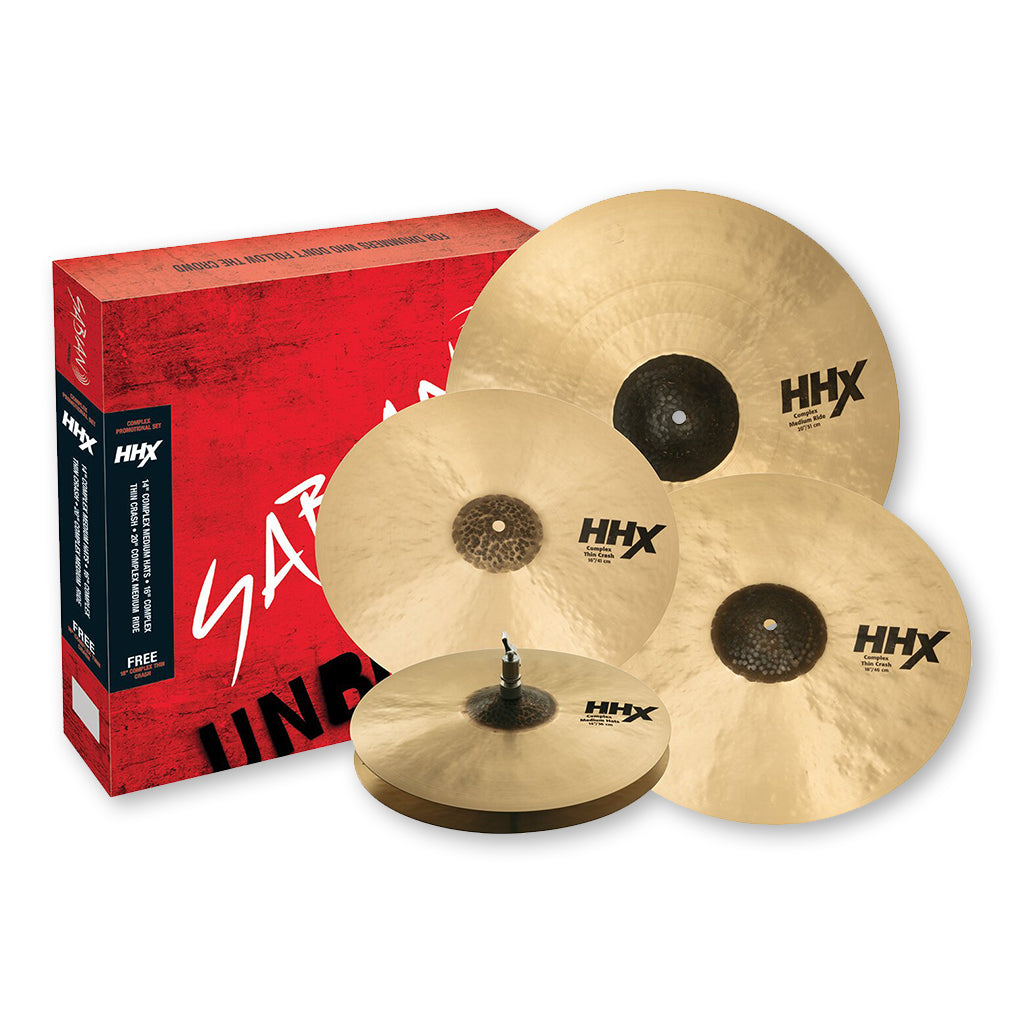 Sabian - HHX - Complex Promotional Cymbal Pack - 14&quot; 16&quot; 18&quot; 20&quot;