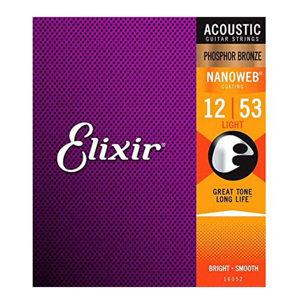 lixir - 16052 Nanoweb Phosphor - Bronze Light 12-53